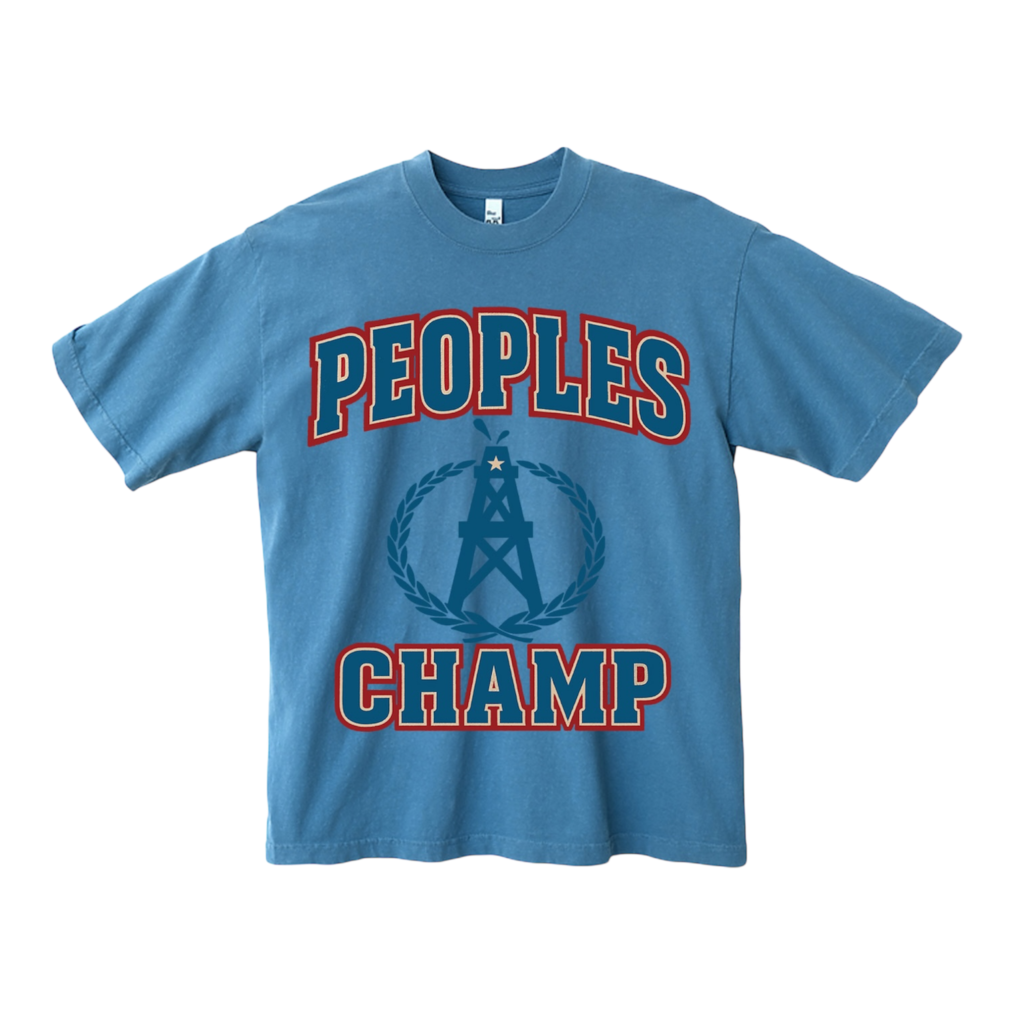 PEOPLES CHAMP T-SHIRT (OIL BLUE)